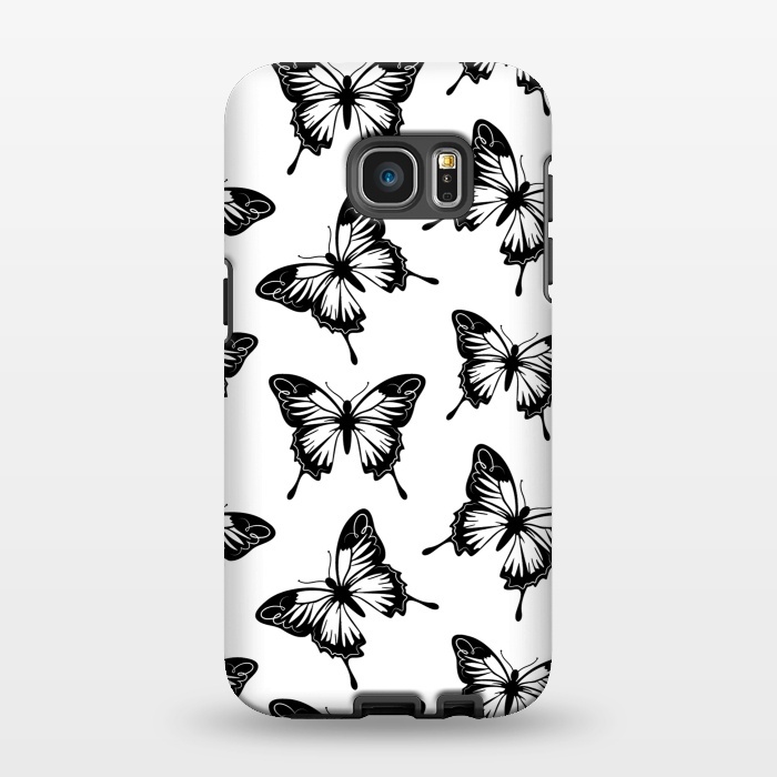 Galaxy S7 EDGE StrongFit Elegant butterflies by Martina