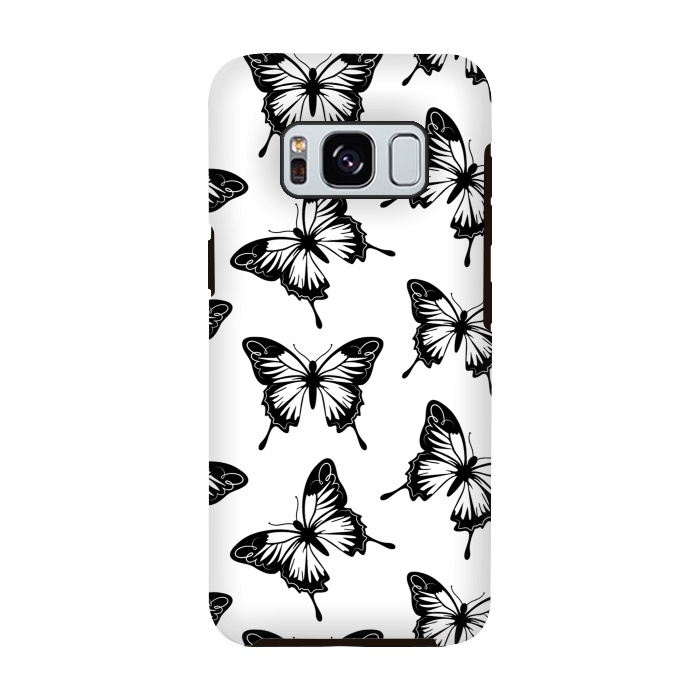 Galaxy S8 StrongFit Elegant butterflies by Martina