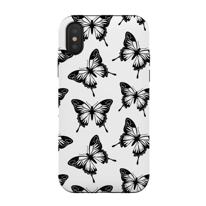 iPhone Xs / X StrongFit Elegant butterflies by Martina