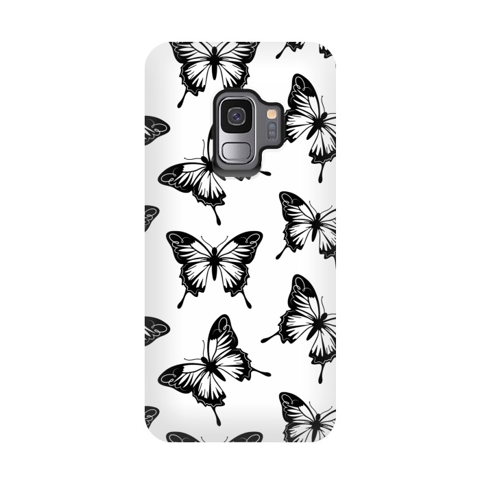 Galaxy S9 StrongFit Elegant butterflies by Martina