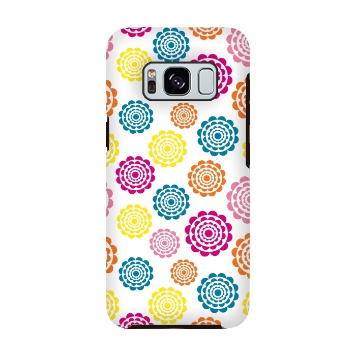 Galaxy S8 StrongFit Bright Flowers by Martina