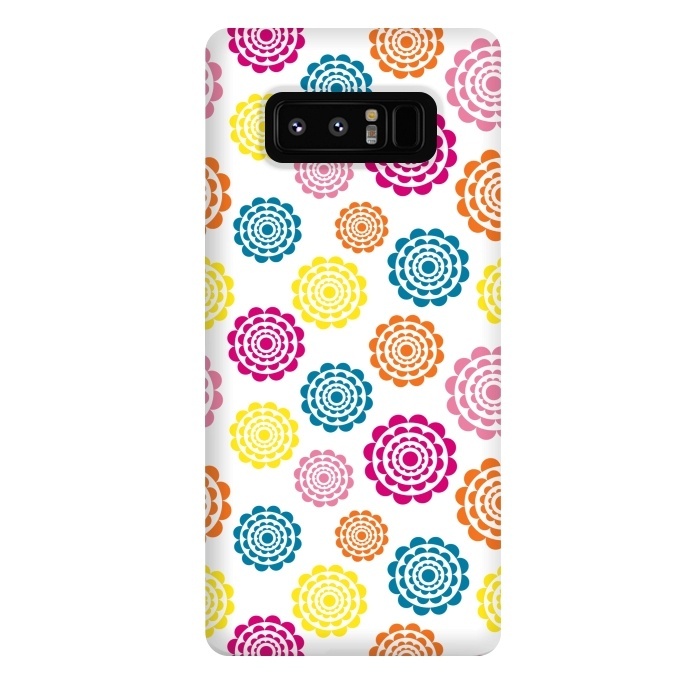 Galaxy Note 8 StrongFit Bright Flowers by Martina