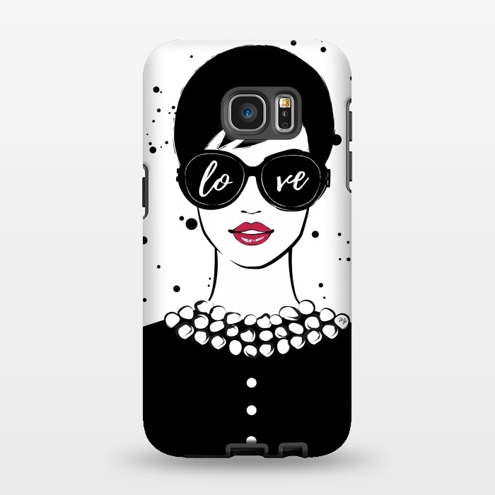 Galaxy S7 EDGE StrongFit Love Girl by Martina