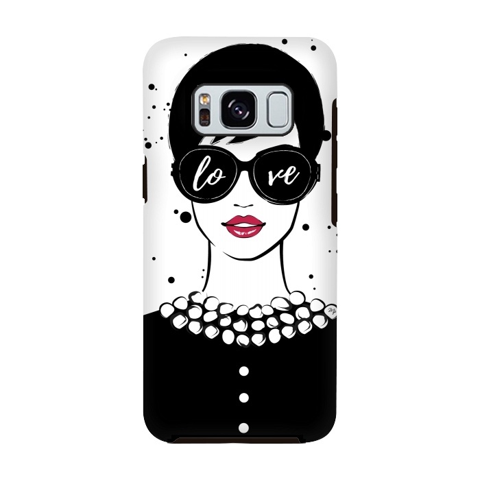 Galaxy S8 StrongFit Love Girl by Martina