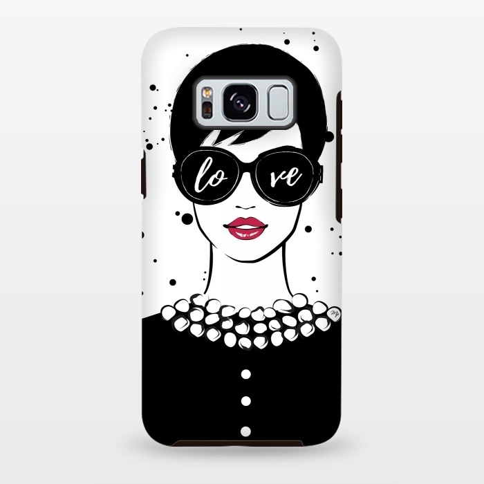 Galaxy S8 plus StrongFit Love Girl by Martina