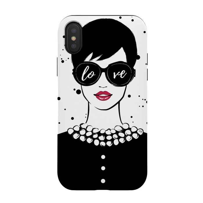 iPhone Xs / X StrongFit Love Girl by Martina