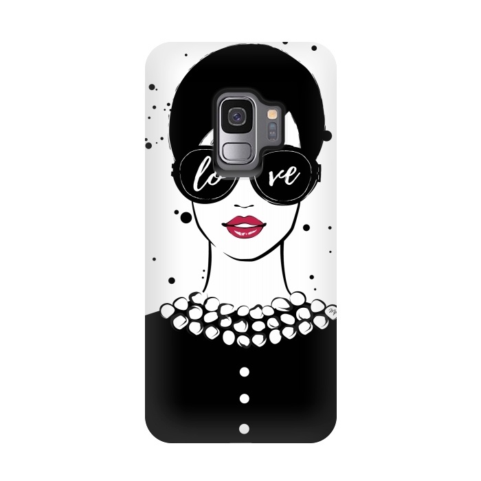 Galaxy S9 StrongFit Love Girl by Martina