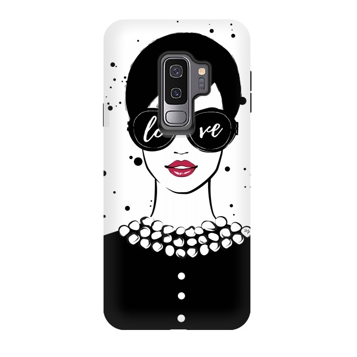 Galaxy S9 plus StrongFit Love Girl by Martina