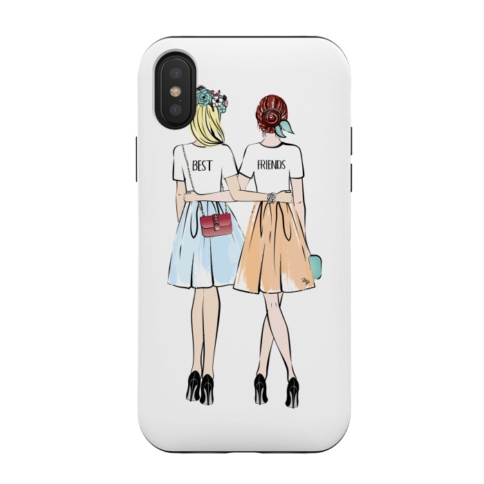 iPhone Xs / X StrongFit Best friends by Martina