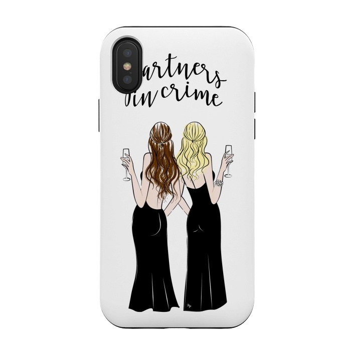 iPhone Xs / X StrongFit Wine friends by Martina