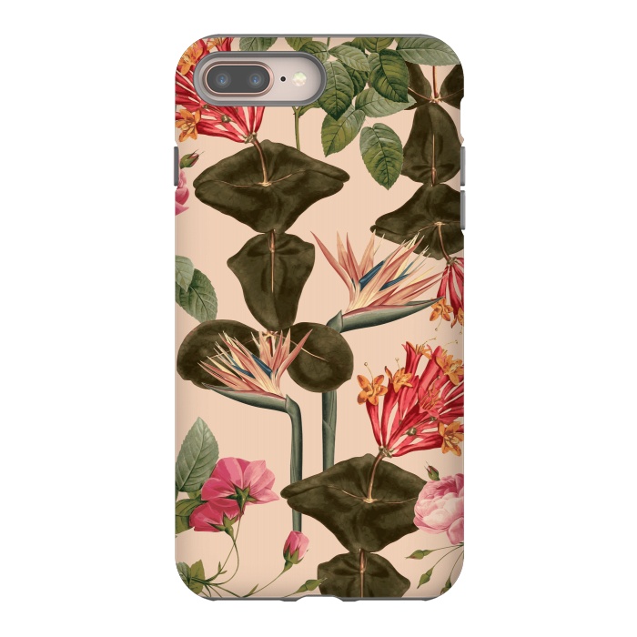 iPhone 7 plus StrongFit Wild Nature Pattern by Zala Farah