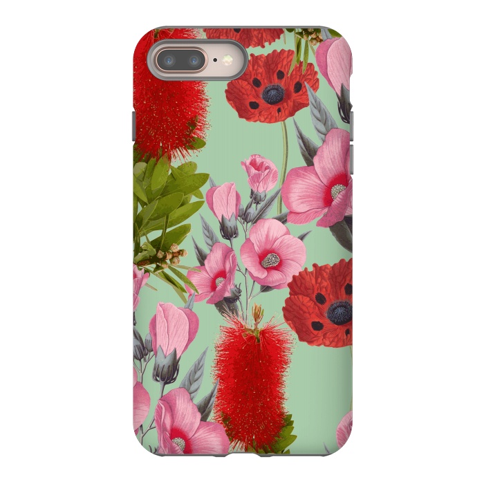 iPhone 7 plus StrongFit Bushland Florals by Zala Farah