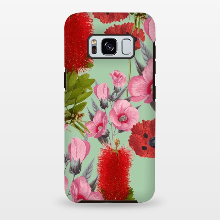 Galaxy S8 plus StrongFit Bushland Florals by Zala Farah