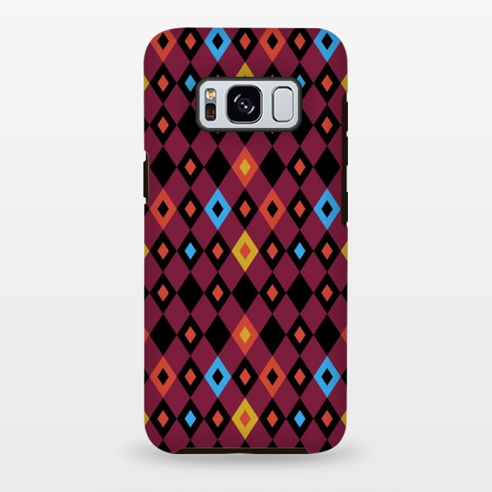 Galaxy S8 plus StrongFit Rhombus Pattern 2 by Bledi