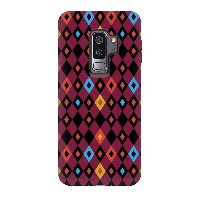 Galaxy S9 plus StrongFit Rhombus Pattern 2 by Bledi