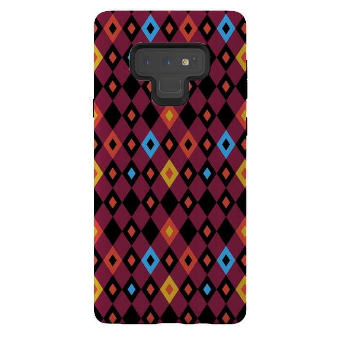 Galaxy Note 9 StrongFit Rhombus Pattern 2 by Bledi