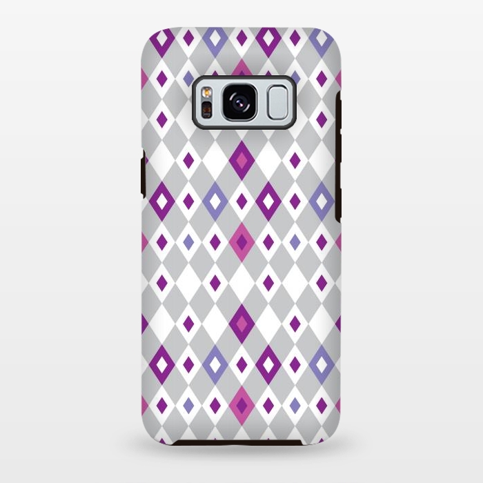 Galaxy S8 plus StrongFit Rhombus Pattern 3 by Bledi