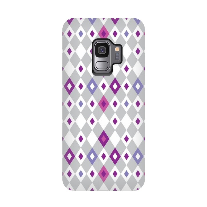 Galaxy S9 StrongFit Rhombus Pattern 3 by Bledi