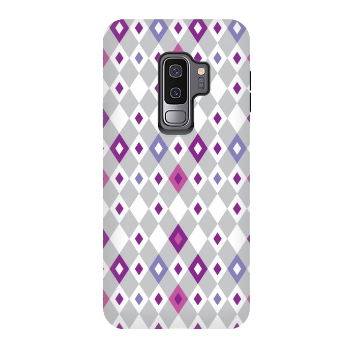 Galaxy S9 plus StrongFit Rhombus Pattern 3 by Bledi
