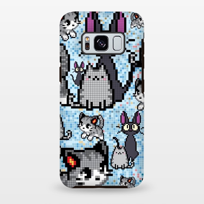 Galaxy S8 plus StrongFit Cat and kitten by Bledi
