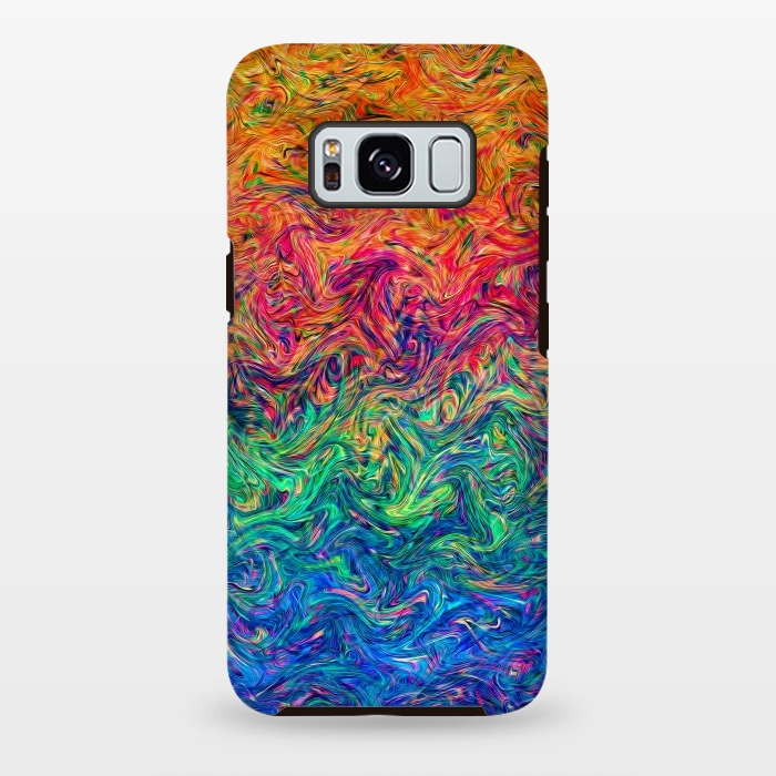 Galaxy S8 plus StrongFit Fluid Colors G249 by Medusa GraphicArt