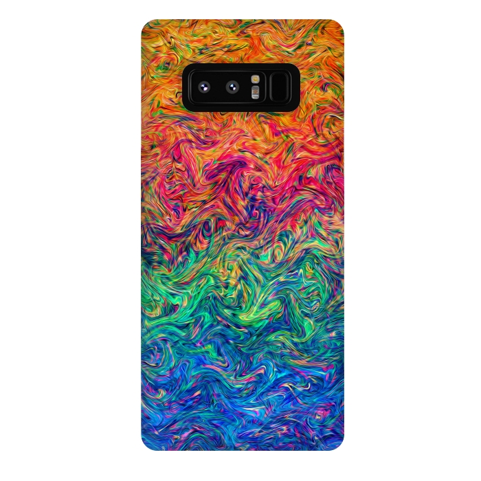 Galaxy Note 8 StrongFit Fluid Colors G249 by Medusa GraphicArt