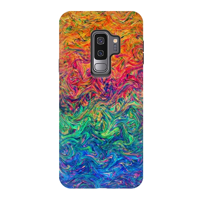 Galaxy S9 plus StrongFit Fluid Colors G249 by Medusa GraphicArt