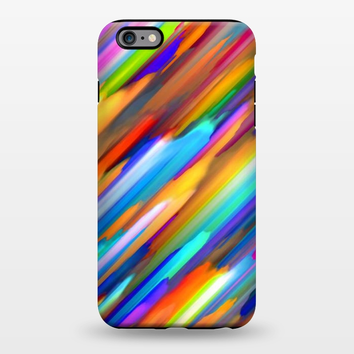 iPhone 6/6s plus StrongFit Colorful digital art splashing G391 by Medusa GraphicArt
