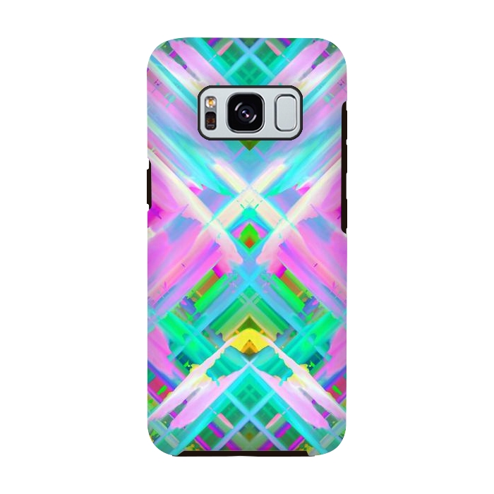 Galaxy S8 StrongFit Colorful digital art splashing G473 by Medusa GraphicArt