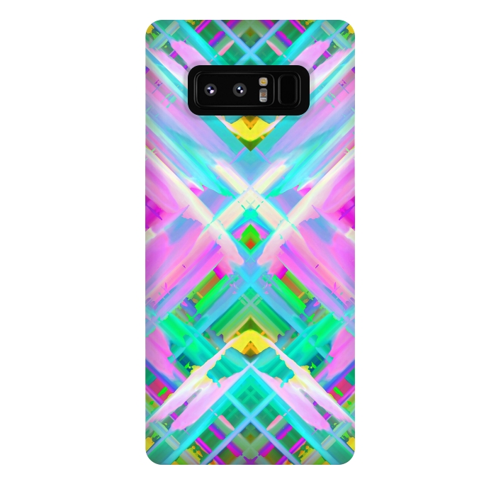 Galaxy Note 8 StrongFit Colorful digital art splashing G473 by Medusa GraphicArt