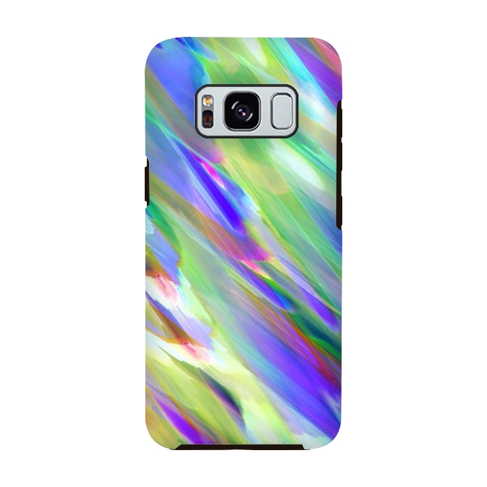Galaxy S8 StrongFit Colorful digital art splashing G401 by Medusa GraphicArt
