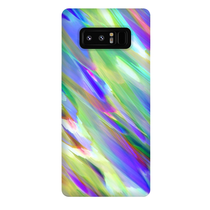 Galaxy Note 8 StrongFit Colorful digital art splashing G401 by Medusa GraphicArt
