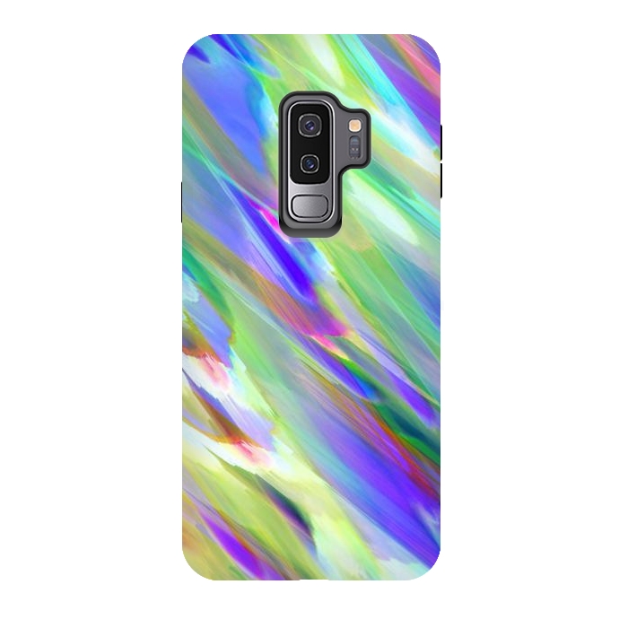 Galaxy S9 plus StrongFit Colorful digital art splashing G401 by Medusa GraphicArt