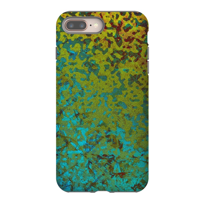 iPhone 7 plus StrongFit Colorful Corroded Background G292 by Medusa GraphicArt