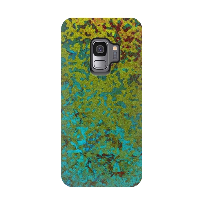 Galaxy S9 StrongFit Colorful Corroded Background G292 by Medusa GraphicArt
