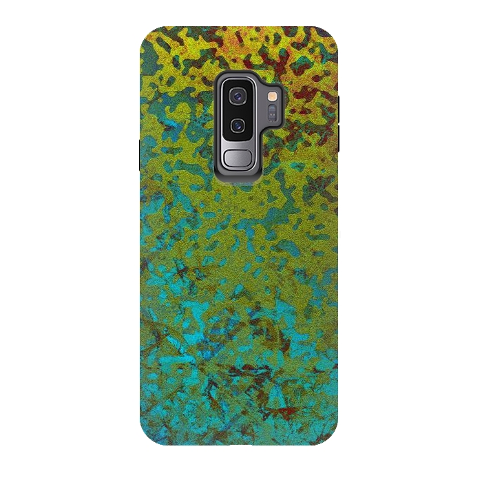 Galaxy S9 plus StrongFit Colorful Corroded Background G292 by Medusa GraphicArt