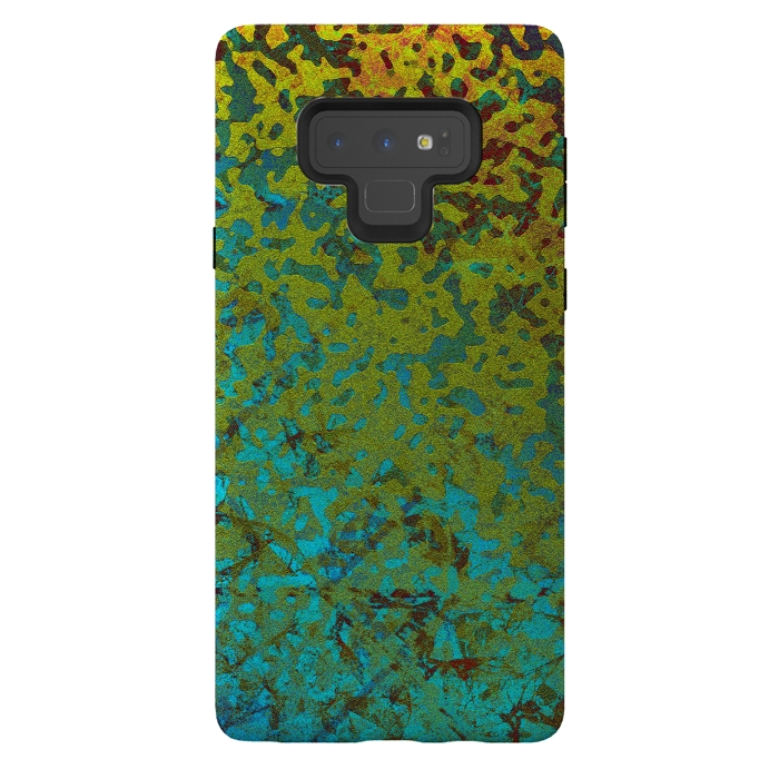 Galaxy Note 9 StrongFit Colorful Corroded Background G292 by Medusa GraphicArt