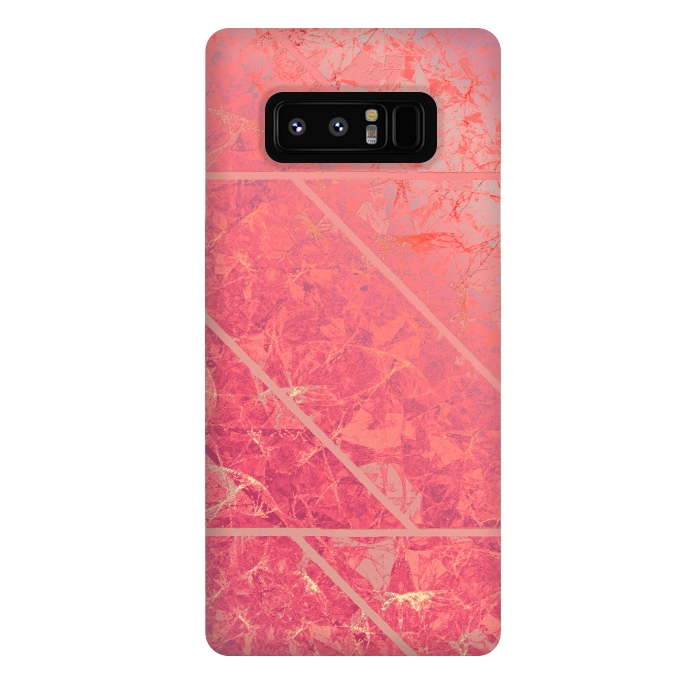 Galaxy Note 8 StrongFit Pink Marble Texture G281 by Medusa GraphicArt