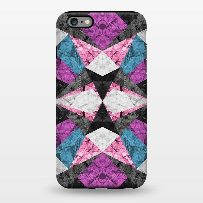 iPhone 6/6s plus StrongFit Marble Geometric Background G438 by Medusa GraphicArt