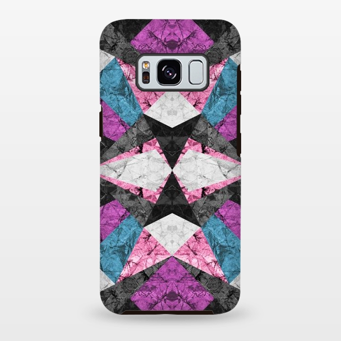 Galaxy S8 plus StrongFit Marble Geometric Background G438 by Medusa GraphicArt
