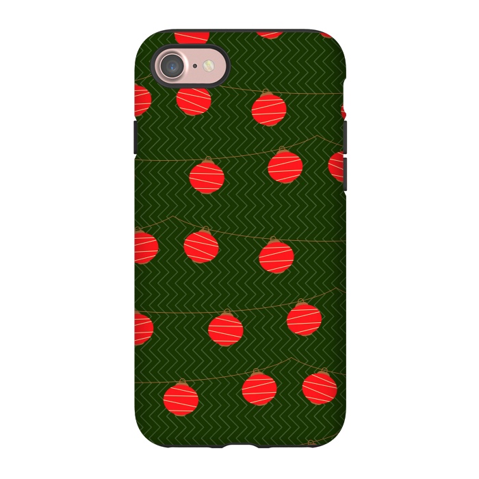 iPhone 7 StrongFit RED LIGHTS PATTERN by MALLIKA
