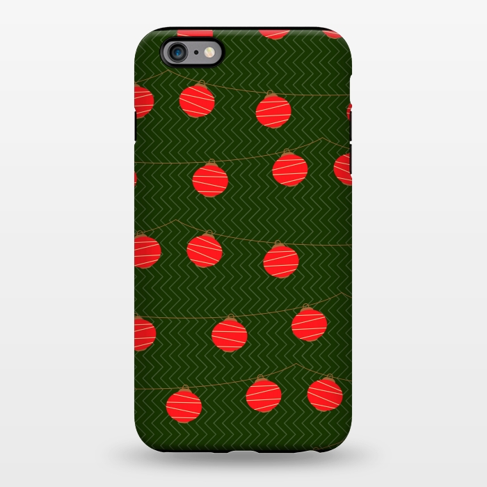 iPhone 6/6s plus StrongFit RED LIGHTS PATTERN by MALLIKA