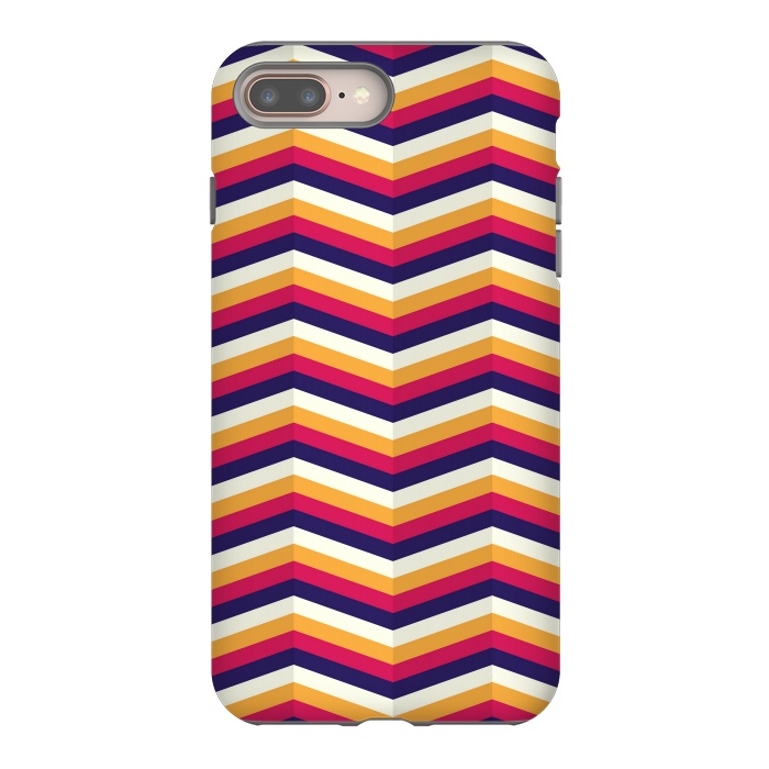 iPhone 7 plus StrongFit TRIANGLE LINES PATTERN by MALLIKA