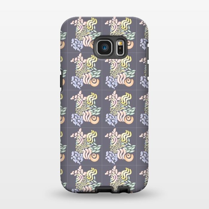 Galaxy S7 EDGE StrongFit Mix Flowers by Merveilleux Clement