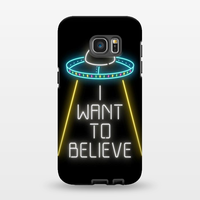 Galaxy S7 EDGE StrongFit I want to believe by Laura Nagel