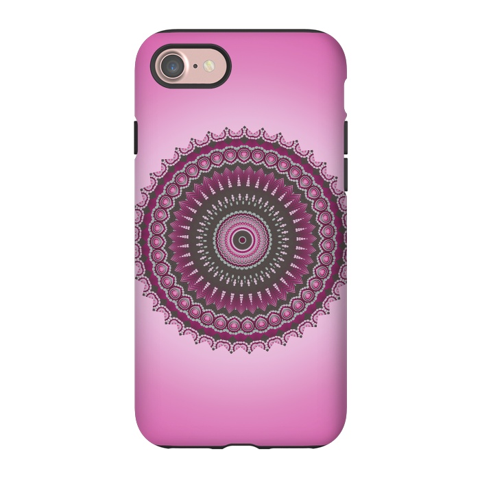 iPhone 7 StrongFit Pink Mandala Ornament 2 by Andrea Haase