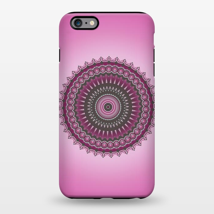 iPhone 6/6s plus StrongFit Pink Mandala Ornament 2 by Andrea Haase