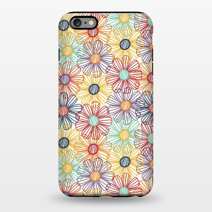 iPhone 6/6s plus StrongFit RAINBOW FLORAL by TracyLucy Designs