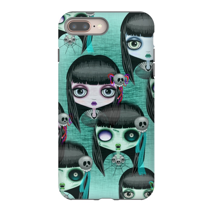 iPhone 7 plus StrongFit Zombie Doll The Dark Side  by BluedarkArt