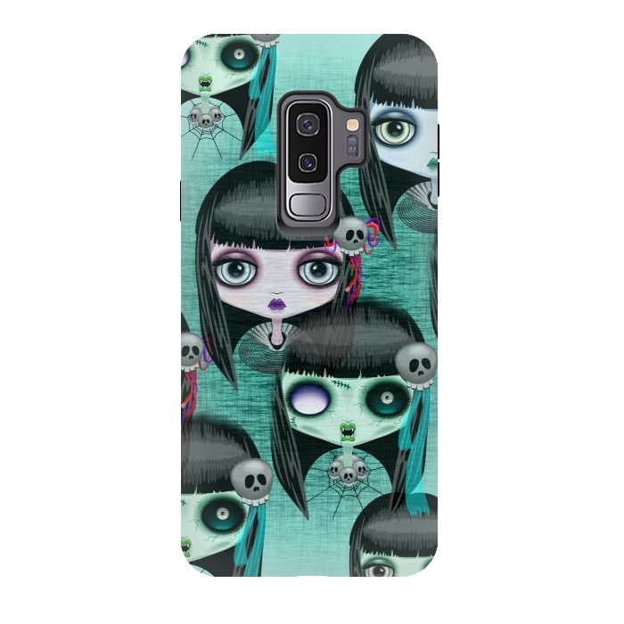 Galaxy S9 plus StrongFit Zombie Doll The Dark Side  by BluedarkArt
